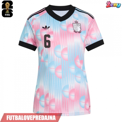 Lacne Ženy Futbalové dres Belgicko Axel Witsel #6 MS 2026 Krátky Rukáv - Preč